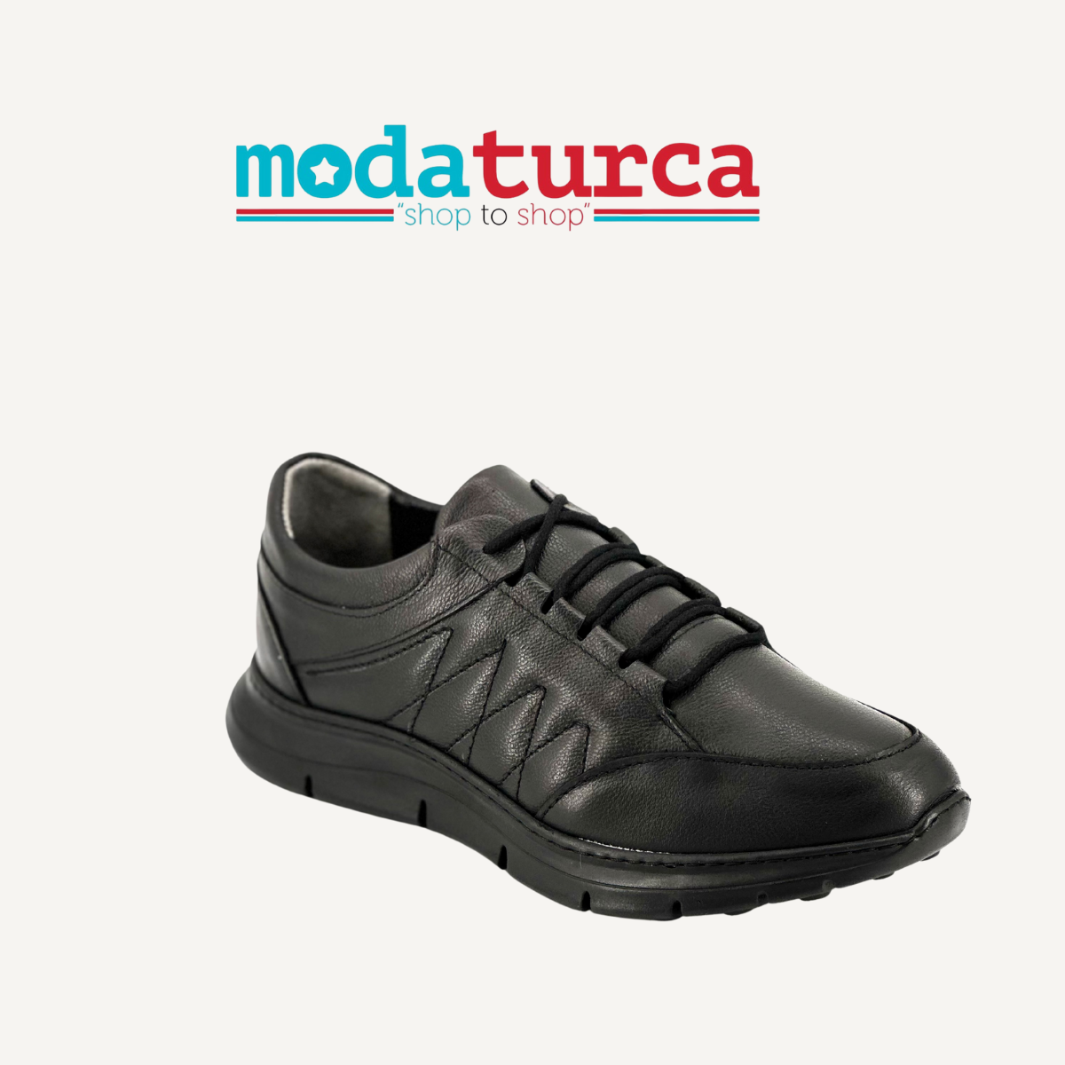 BAYKARA 03-317 BAĞCIKLI BAKLAVA DESENLİ SPORTS&SNEAKERS DERİ