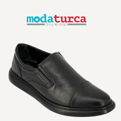 BAYKARA 10-014 BOĞAZ LASTİKLİ GÜNLÜK LOAFER DERİ