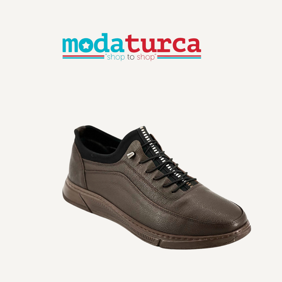 BAYKARA 07- STREÇ BOĞAZ LASTİK BAĞCIKLI SPORTS&SNEAKERS DERİ