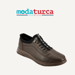 BAYKARA 07- STREÇ BOĞAZ LASTİK BAĞCIKLI SPORTS&SNEAKERS DERİ