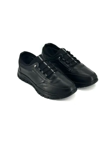 BAYKARA 12-STREÇ BOĞAZ KAUÇUK TABAN SPOR&SNEAKERS DERİ