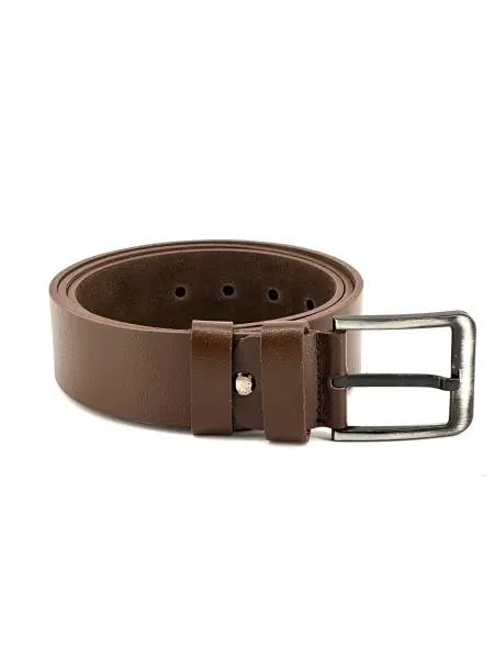 HAKİKİ DERİ ACI KAHVE SPOR KEMER EN 4CM